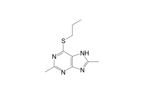 2,8-dimethyl-6-(propylthio)purine