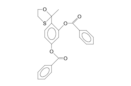 2',4'-Benzoyloxy-acetophenone ethylene hemithioketal