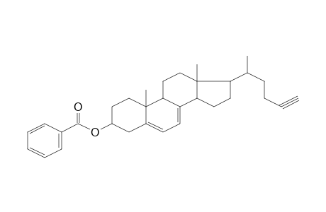 Benzoic acid, 10,13-dimethyl-17-(1-methylpent-4-ynyl)-2,3,4,9,10,11,12,13,14,15,16,17-dodecahydro-1H-cyclopenta[a]phenanthren-3-yl ester