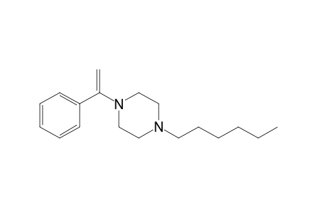 1-Hexyl-4-(1-phenylethenyl)piperazine