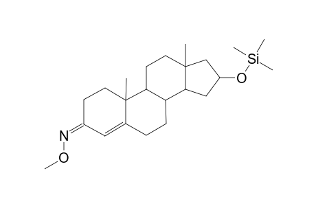 Androst-4-ene-16.alpha.-ol-3-one(3-o-methyloxime-16.alpha.-trimethylsilyl ether)