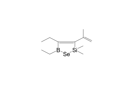 1-Selena-2-sila-5-boracyclopent-3-ene, 4,5-diethyl-2,2-dimethyl-3-(1-methylethenyl)-