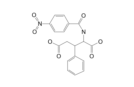 p-Nitrobenzoyl-dl-3-phenyl-dl-glutamic acid