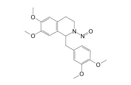 1,2,3,4-Tetrahydroisoquinoline, 6,7-dimethoxy-1-(3,4-dimethoxybenzyl)-2-nitroso-