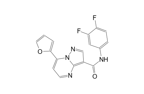N-(3,4-difluorophenyl)-7-(2-furyl)pyrazolo[1,5-a]pyrimidine-3-carboxamide