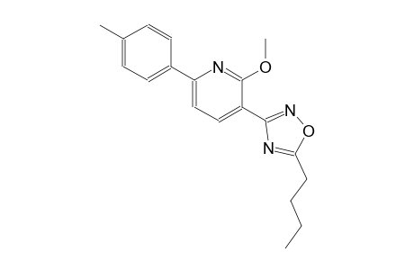 pyridine, 3-(5-butyl-1,2,4-oxadiazol-3-yl)-2-methoxy-6-(4-methylphenyl)-