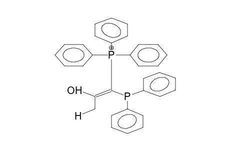 TRIPHENYLPHOSPHONIUM ALPHA-ACETYL-ALPHA-DIPHENYLPHOSPHINOMETHYLIDE,PROTONATED (ISOMER 3)