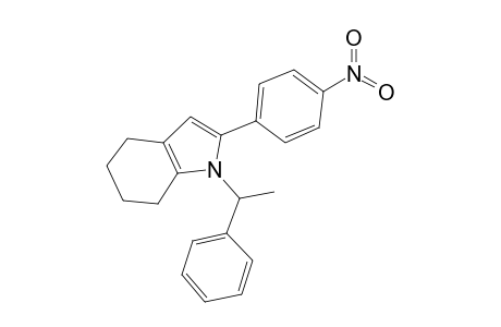 2-(4-Nitrophenyl)-1-(1-phenylethyl)-4,5,6,7-tetrahydro-1H-indole