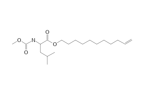 L-Leucine, N-methoxycarbonyl-, undec-10-enyl ester