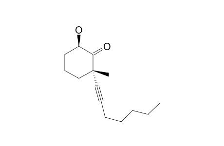 2-(Hept-1-yn-1-yl)-6-hydroxy-2-methylcyclohexanone