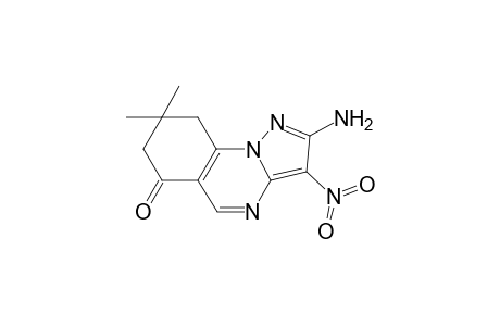 2-Amino-8,8-dimethyl-3-nitro-7,9-dihydropyrazolo[1,5-a]quinazolin-6-one