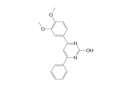 4-(3,4-Dimethoxyphenyl)-6-phenyl-2-pyrimidinol