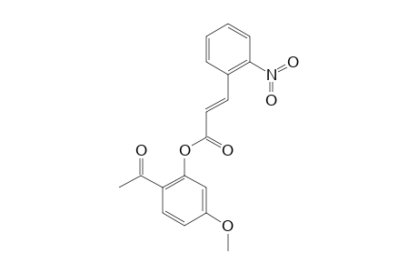 4'-METHOXY-2'-(2-NITROCYNNAMOYLOXY)-ACETOPHENONE