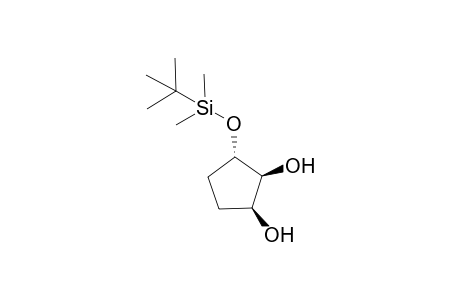 (+)-(1S,2S,3S)-3-{[(tert-Butyl)dimethylsilyl]oxy}cyclopentane-1,2-diol