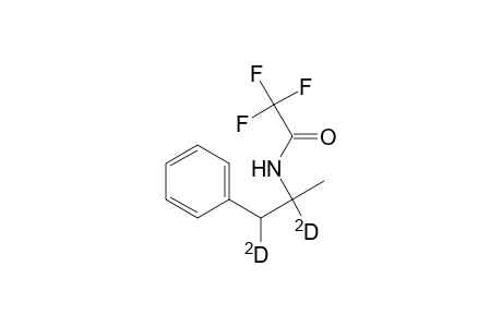 N-(1,2-dideutero-1-methyl-2-phenyl ethyl)-N-trifluoroacetyl amine