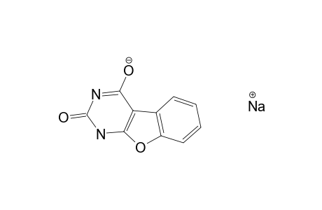 4-hydroxybenzofuro[2,3-d]pyrimidin-2(1H)-one, sodium salt