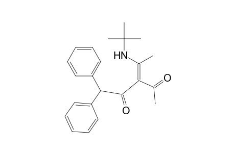 2,4-Pentanedione, 3-[1-[(1,1-dimethylethyl)amino]ethylidene]-1,1-diphenyl-