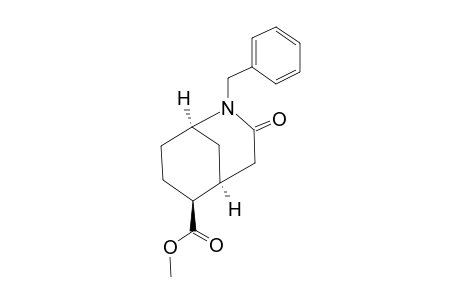 2-BENZYL-6-METHOXYCARBONYL-2-AZABICYCLO-[3.3.1]-NONAN-3-ONE