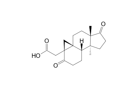 RING-A-SECO-17-OCTANOR-5,17-DIOXO-CYCLOARTANE-1-CARBOXYLIC-ACID;5A,6-METHANO-3A,9B-DIMETHYL-3,7-DIOXOCYCLOPENTO-[A]-NAPHTHALENE-6-YL-ETHANOIC-ACID