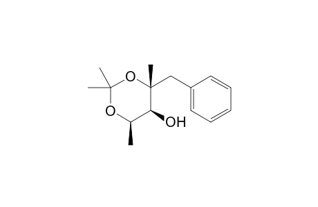 (4R,5S,6R)-4-Benzyl-2,2,4,6-tetramethyl-1,3-dioxan-5-ol