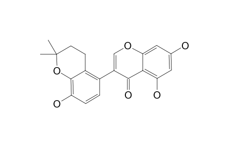 5,7-dihydroxy-3-(8-hydroxy-2,2-dimethyl-chroman-5-yl)chromone
