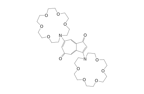 3,7-Bis(aza-18-crown-6)-1,5-azulenequinone