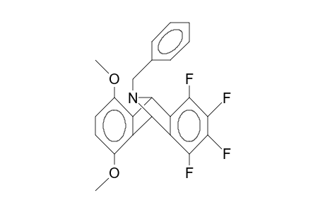 anti-N-Benzyl-1,2,3,4-tetrafluoro-5,8-dimethoxy-9,10-dihydro-anthracen-9,10-imine