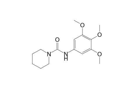 3',4',5'-trimethoxy-1-piperidinecarboxanilide