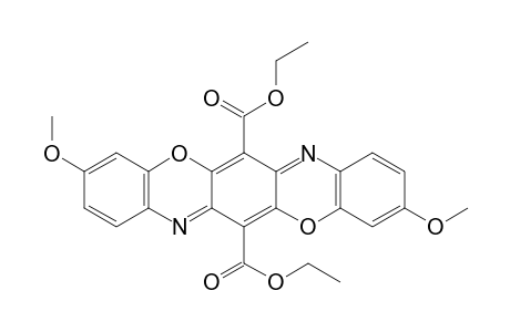 3,10-DIMETHOXY-6,13-TRIPHENODIOXAZINEDICARBOXYLIC ACID, DIETHYL ESTER