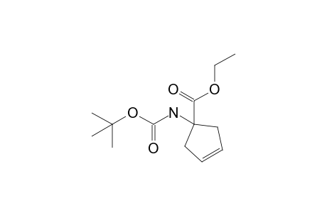 1-(Tert-butoxycarbonylamino)cyclopent-3-ene-1-carboxylic acid ethyl ester