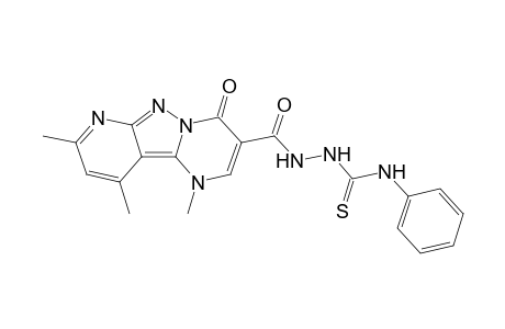 N'-{[Imino(phenyl)-sulfanylidyne]methyl}-1,8,10-trimethyl-4-oxo-1,4-dihydropyrido[2',3':3,4]pyrazolo[1,5-a]pyrimidine-3-carbohydrazide