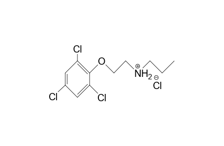 1-Propanamine, N-[2-(2,4,6-trichlorophenoxy)ethyl]- hydrochloride, salt