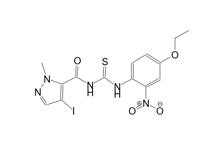 N-(4-ethoxy-2-nitrophenyl)-N'-[(4-iodo-1-methyl-1H-pyrazol-5-yl)carbonyl]thiourea
