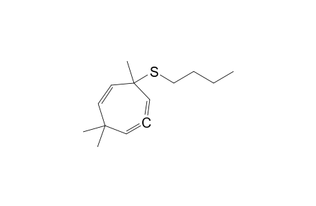 2,5,5-Trimethyl-2-(butylthio)cycloheptatriene