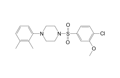 1-(4-Chloro-3-methoxyphenyl)sulfonyl-4-(2,3-dimethylphenyl)piperazine