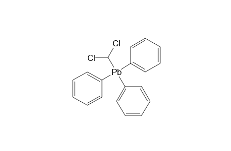 (Dichloromethyl)triphenyllead