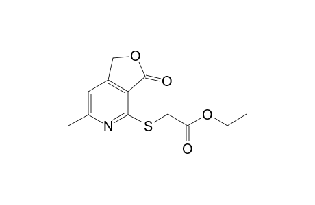 (6-Methyl-3-oxo-1,3-dihydrofuro[3,4-c]pyridin-4-ylsulfanyl)acetic acid, ethyl ester