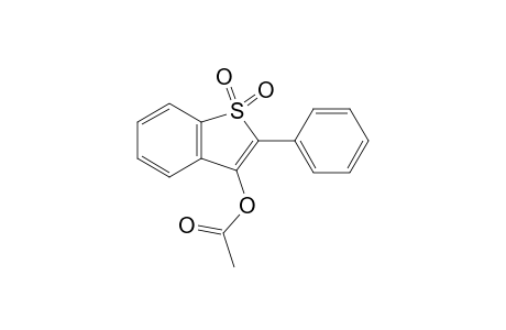 2-phenylbenzo[b]thiophene-3-ol, acetate, 1,1-dioxide