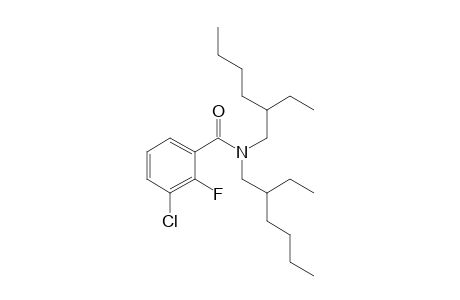 3-Chloro-2-fluorobenzamide, N,N-di(2-ethylhexyl)-