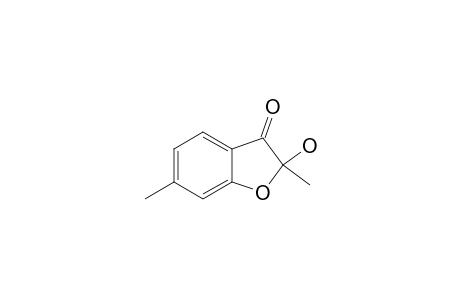 2-HYDROXY-2,6-DIMETHYLBENZOFURAN-3-(2-H)-ONE