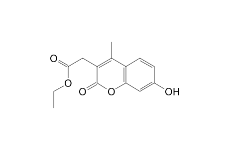2-(7-hydroxy-2-keto-4-methyl-chromen-3-yl)acetic acid ethyl ester