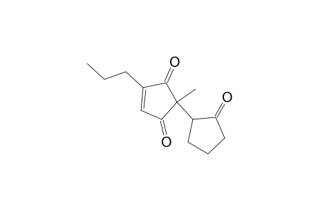 2-n-Propyl-5-methyl-5-(2-oxocyclopentyl)cyclopenten-1,4-dione isomer