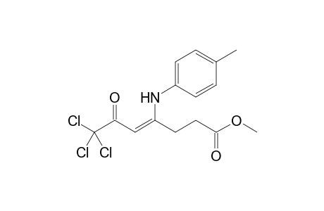 METHYL-7,7,7-TRICHLORO-4-PARA-TOLYLAMINO-6-OXO-4-HEPTENOATE