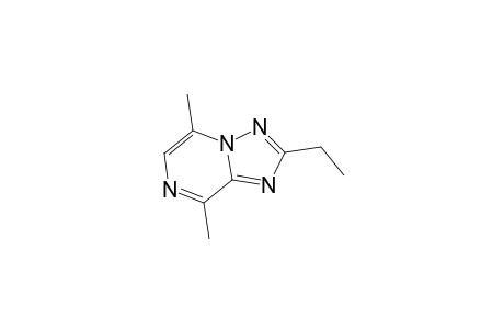 [1,2,4]Triazolo[1,5-a]pyrazine, 2-ethyl-5,8-dimethyl-