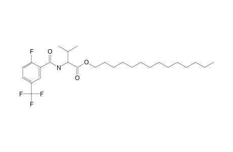 L-Valine, N-(2-fluoro-5-trifluoromethylbenzoyl)-, tetradecyl ester