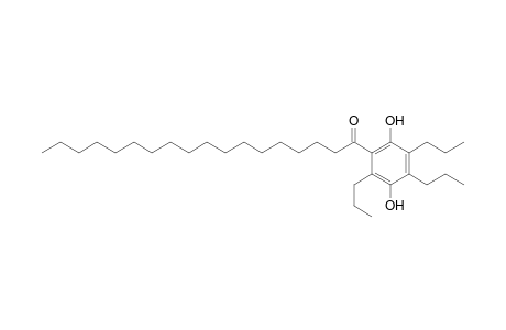 1-Octadecanone, 1-(2,5-dihydroxy-3,4,6-tripropylphenyl)-