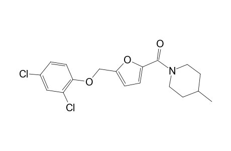 1-{5-[(2,4-Dichlorophenoxy)methyl]-2-furoyl}-4-methylpiperidine