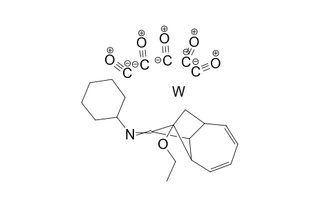 Pentacarbonyl[9-ethoxy-10-syn-cyclohexyliminotricyclo[5.3.0.0.(2,9)]deca-3,5-dien-N)tungsten(0)