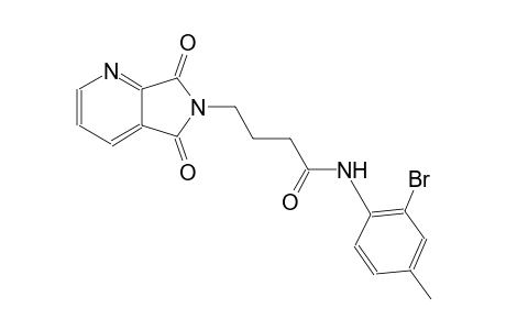 5H-pyrrolo[3,4-b]pyridine-6-butanamide, N-(2-bromo-4-methylphenyl)-6,7-dihydro-5,7-dioxo-