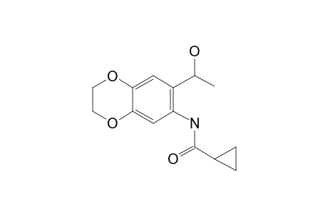 Cyclopropanecarboxamide, N-[2,3-dihydro-7-(1-hydroxyethyl)-1,4-benzodioxin-6-yl]-